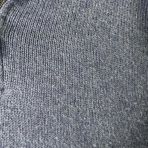 Polo Ralph Lauren Men’s Silk Cashmere Quarter Zip Sweater Light Blue Size Large - Picture 3 of 7